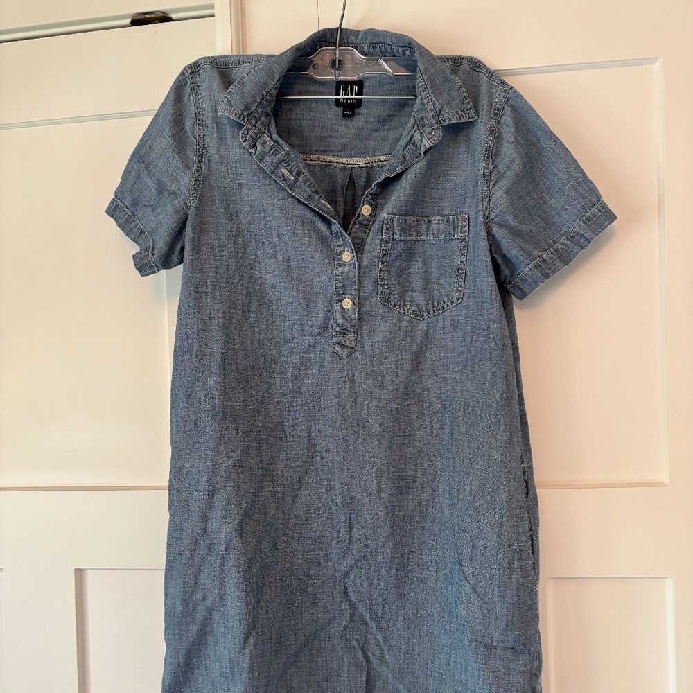 Gap Denim Shirt Dress